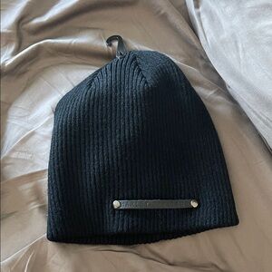 Harley-Davidson Black Ribbed Knit Sweater Beanie